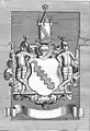 Wappen mit Enterhaken und durchgehenden Sprossen