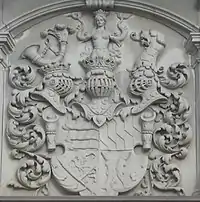 Wappen aus der Zeit Herzog Friedrichs I. an der Alten Kanzlei in Stuttgart
