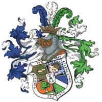 Wappen der Freiburger Burschenschaft Alemannia