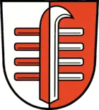 Steigbaum in verwechselten Farben: Amt Brüssow (D)