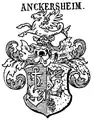 Wappen derer von Anckersheim von 1699 bei Siebmacher