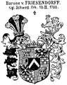 Wappen der Barone von Friesendorf bei Johann Siebmacher