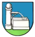 wasserspeiende Säule