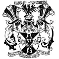 Vermehrtes Wappen derer von Carnap-Bornheim von 1845