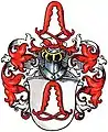 Altes Familienwappen derer von Carnap im Wappenbuch des Westfälischen Adels
