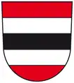 Dernbach (Westerwald): viermal geteilt von Rot, Silber, Schwarz, Silber und Rot