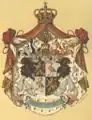 Zum Vergleich: Wappen der Fürstentümer Reuß älterer und jüngerer Linie