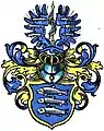 Wappen der nieder­ländischen von Derfelden im Wappen­buch des West­fälischen Adels