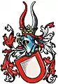 Wappen der Droste zu Vischering / Dorste zu Senden im Wappenbuch des Westfälischen Adels
