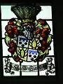 Fenster mit dem Familienwappen, Schloss Krickenbeck