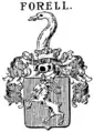 Abweichende Wappendarstellung mit rotem Schild und rot-silbernen Decken (Siebmacher (1906))