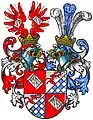 Wappen der Freiherren von Haxthausen-Carnitz II im Wappenbuch des Westfälischen Adels
