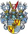 Wappen der Freiherren von Heyden im Wappenbuch des Westfälischen Adels