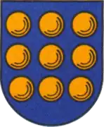Wappen des heutigen Fleckens Gartow und der Samtgemeinde gleichen Namens
