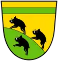 Drei (2:1) Eber hinauflaufend (Hagelloch DE)