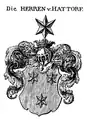Wappen derer von Hattorf bei Siebmacher (1765)