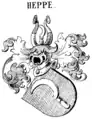 Wappen derer von Heppe bei Siebmacher (1906)