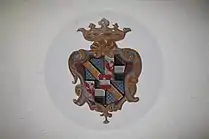 Thun-Hohenstein Wappen auf Schloss Grades