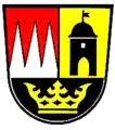 Wappen des Landkreises Königshofen im Grabfeld