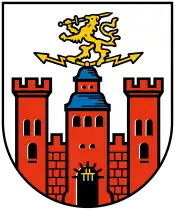 Blitz im Wappen von Pirmasens
