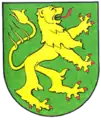 Bis 1992 gebräuchliche Form des Wappens