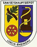 Wappen des ehemaligen Sanitätshauptdepots Lorch-Rheingau der Bundeswehr