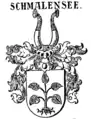 Wappen bei Johann Siebmacher mit abweichender Tingierung der Helmzier