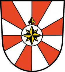 Schönefeld,Nordrichtung durch gespaltene Lilie dargestellt