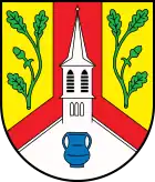 Zwei Eichenzweige im Wappen der Ortsgemeinde Weroth, Rheinland-Pfalz