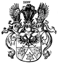 Freiherrenwappen der Zech von Deybach in Siebmachers Wappenbuch