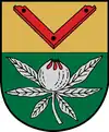 St. Thomas (Oberösterreich) silberner Aspelbaumzweig mit sechs Blättern und einem roten Fruchtkern
