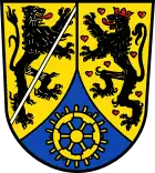 Das Wappen des Landkreises Kronach