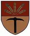Zweispitz im Wappen von Thüste, Niedersachsen