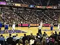 Innenansicht bei einem Spiel der Kings