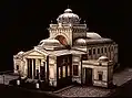 Modell der Synagoge im Museum Beit Hatefutsot, Tel Aviv