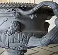 Die Kopie im Alten Museum. Detail