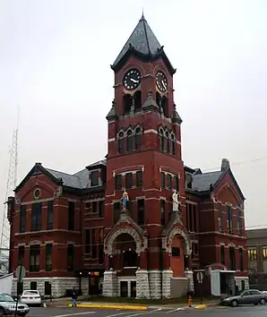 Das Washington County Courthouse in Washington, seit 1981 im NRHP gelistet