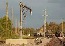 Der im Jahr 2010 wiederaufgebaute Wasserkran