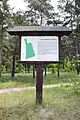 Informationstafel zur Geschichte des Waldparks „Las Matki Mojej“