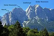 Die Gebirgsgruppe Waxenstein