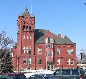 Wayne County Courthouse, gelistet im NRHP Nr. 79001458
