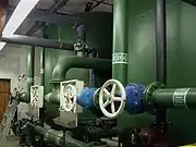 Anlagen zur WasseraufbereitungDas Rohwasser wird von Mangan und Eisen befreit.