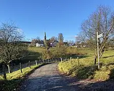 Weg von Niederflosbach nach Thier