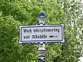 Wegweiser Ilkahöhe