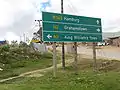 Wegweiser nach Hamburg an der N2