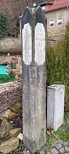 Wegweisersäule Postelwitz Zahnsberg