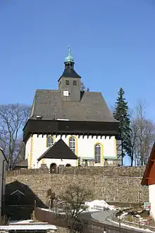 Wehrkirche in Großrückerswalde SN