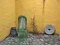 Abzweigstein in der Alten Pfefferküchlerei Weißenberg