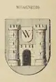 Das Wappen zwischen 1808 und 1835 in Siebmacher’s Wappenbuch (von Clericus, von Hefner und Gautsch)