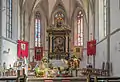 Chor mit Dekoration zum Erntedank